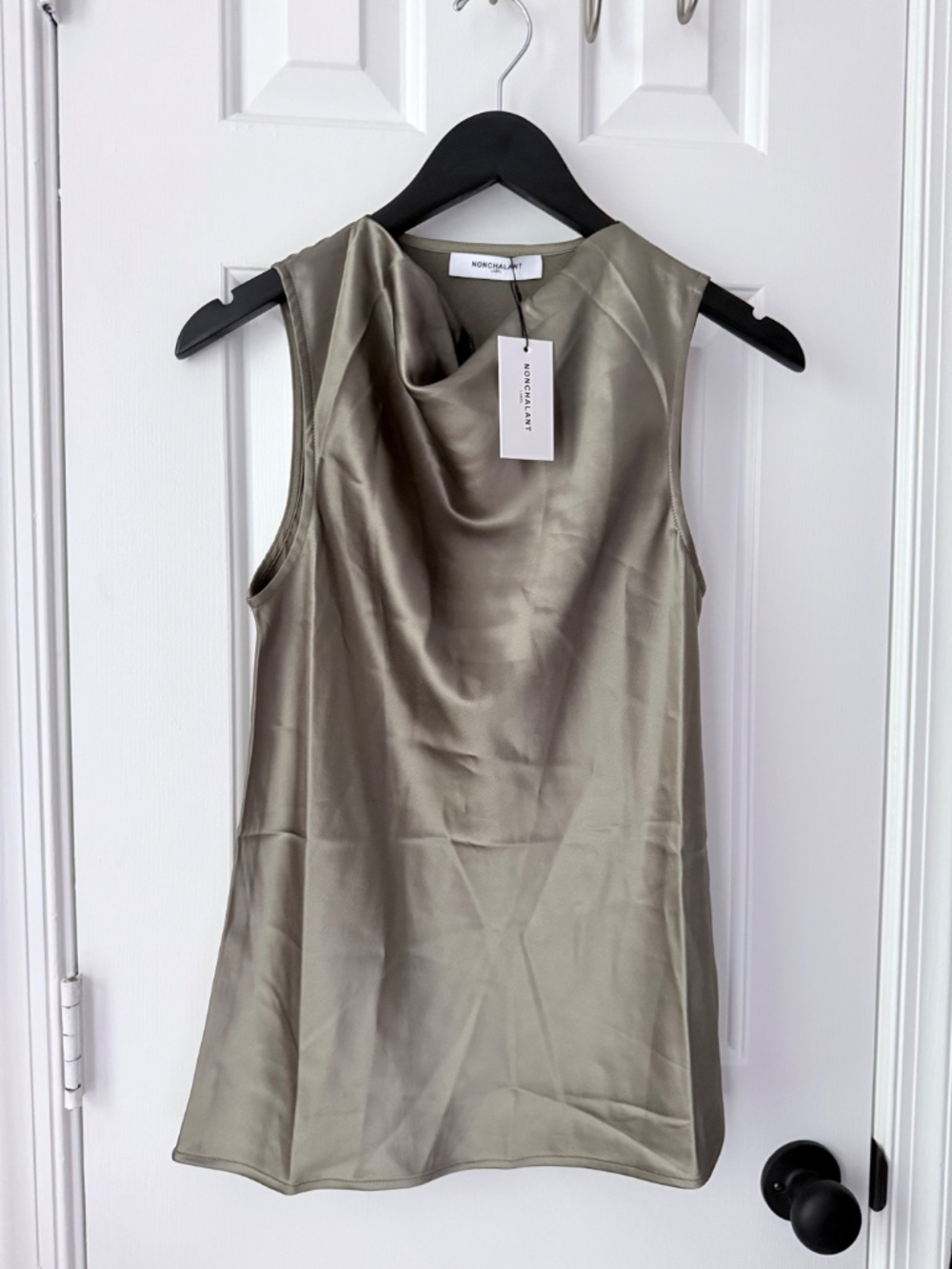 NEW NONCHALANT LABEL lainey top in moss